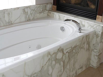 <b>Italy White Marble Bathtub</b>